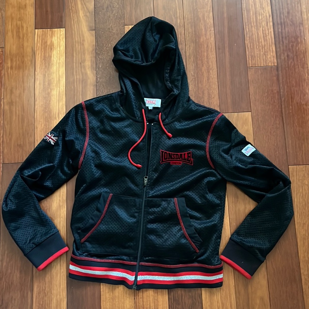 Black zip up hoodie